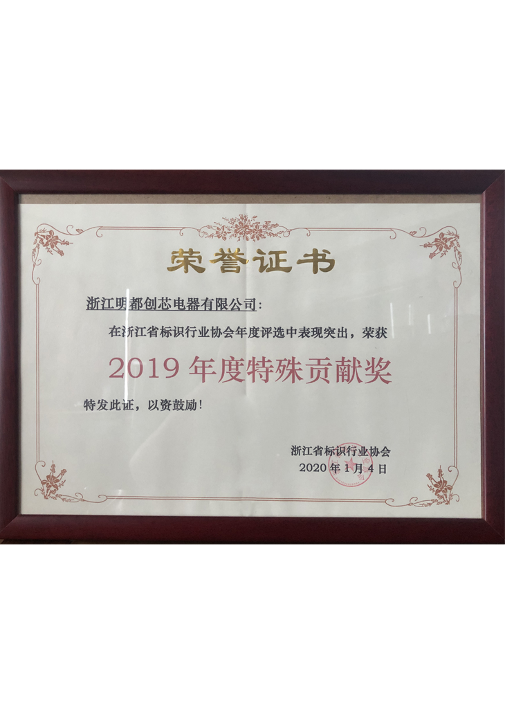 2019年度特殊貢獻獎